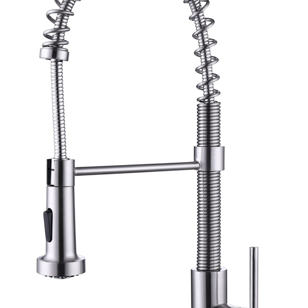 Single Handle Pull Down Spiral Kitchen Faucet - Renovation Stockroom