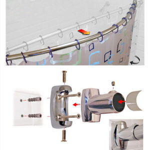 60" CURVED SHOWER ROD - Image 7