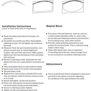 60" CURVED SHOWER ROD - Image 5