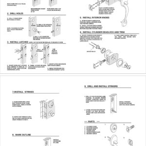 SINGLE CYLINDER EXTERIOR ENTRANCE HANDLE SET - Image 9