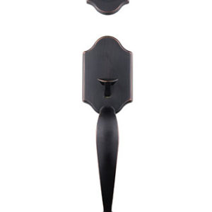 SINGLE CYLINDER EXTERIOR ENTRANCE HANDLE SET - Image 6