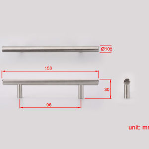 6" Solid CABINET PULL T HANDLE - Image 3