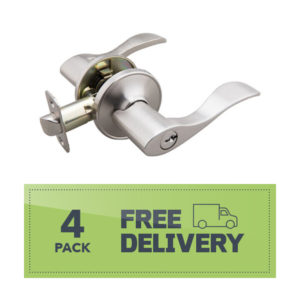 Entry Lever Handle BN 4-pack