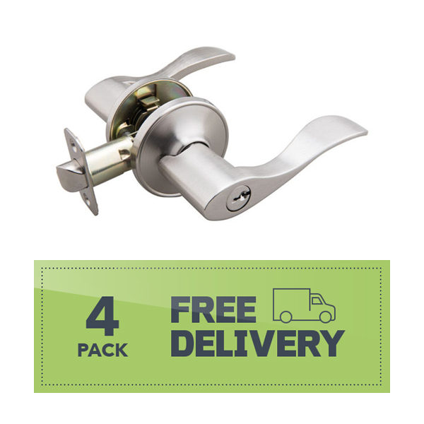 Entry Lever Handle BN 4-pack