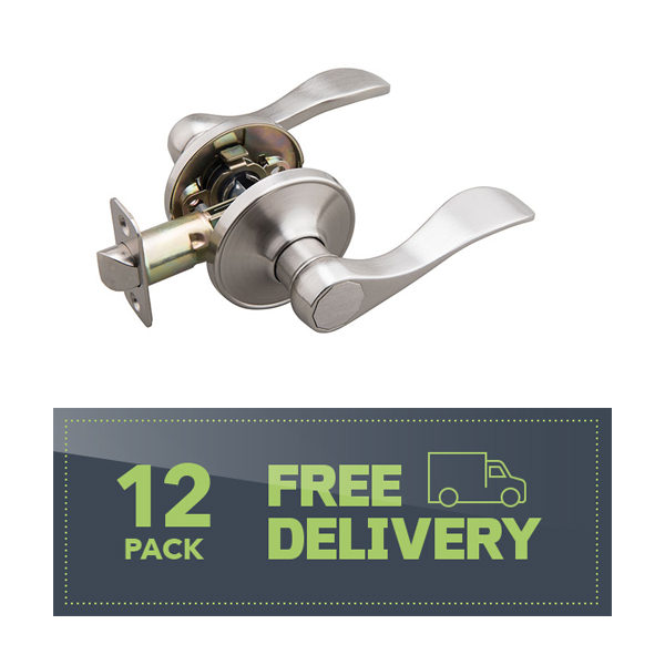 Passage Lever Handle BN 12-pack