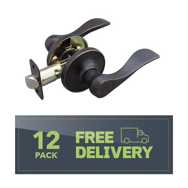 Passage Lever Handle ORB 12-Pack
