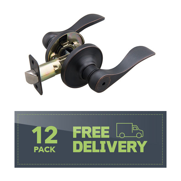 Privacy Lever Handle ORB 12-pack