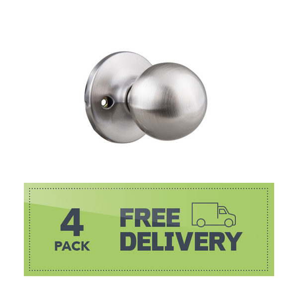 Dummy(fixed) Round Knob BN 4-pack