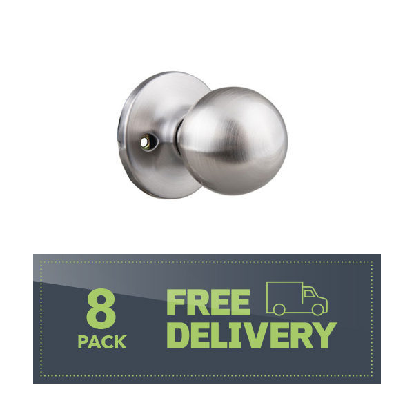 Dummy(fixed) Round Knob BN 8-pack