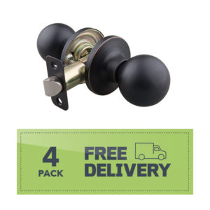 Passage Round Knob ORB 4-pack