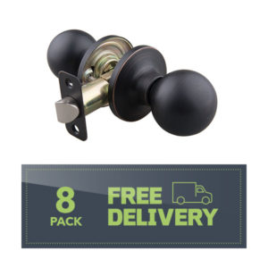 Passage Round Knob ORB 8-pack