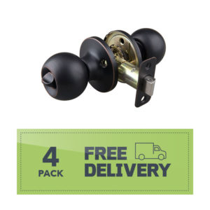 Privacy Round Knob ORB 4-pack