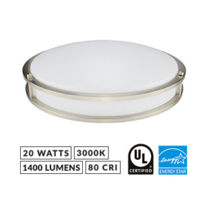 12" LED Flush Mount Ceiling Light, Dimmable - Image 2