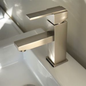 Single Handle Bathroom Faucet, Brushed Nickle - Image 2