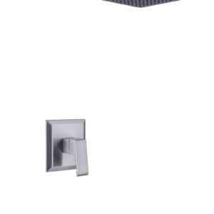Rainfall Shower/Tube set, Brushed Nickle