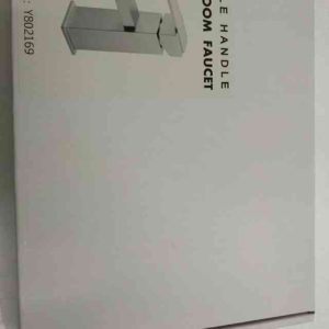 Single Handle Bathroom Faucet, Brushed Nickle - Image 3