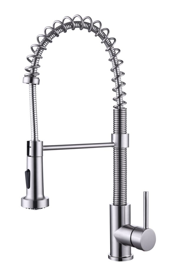 Single Handle Pull Down Spiral Kitchen Faucet