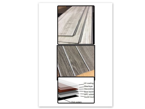 SPC Rigid Core Vinyl Plank Flooring Click&Lock - SAMPLE